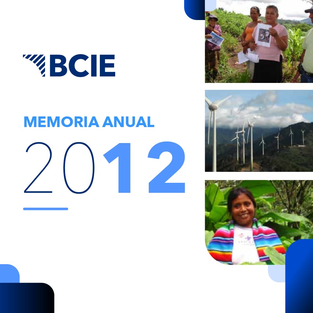 Memoria Anual de Labores del BCIE 2012